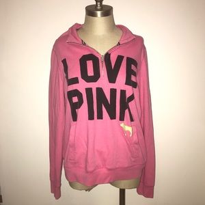 Victoria’s Secret PINK Quarter-Zip Pullover ✨